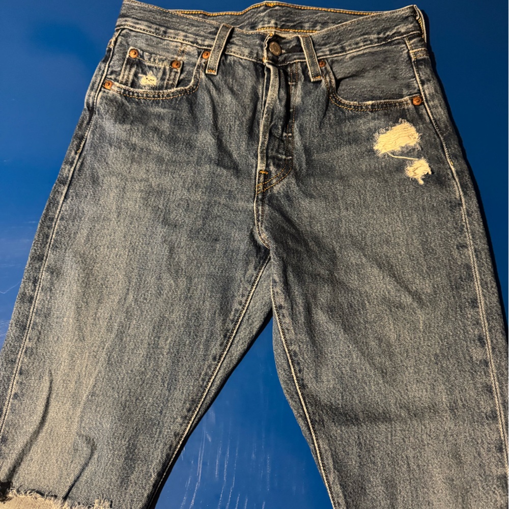 Levi's 501 Skinny with Distressed Details